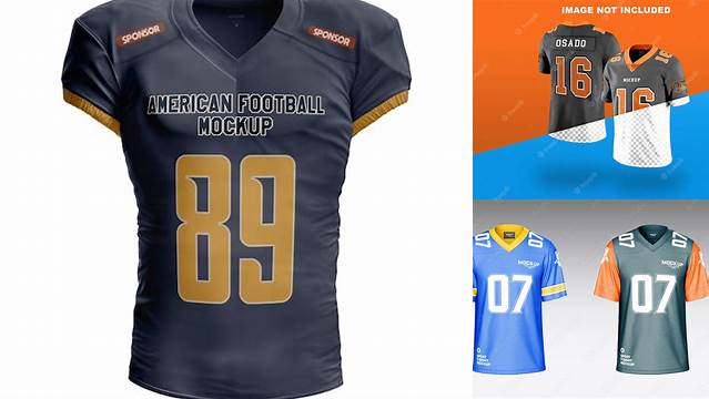 4833+ American Football Jersey Mockup Psd Smart Editable Design Mockup