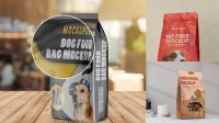 4835+ Dog Food Bag Mockup Free Editable Design PSD File