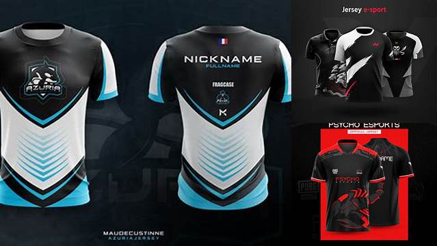 4835+ Esport Jersey Mockup PSD File for Designers