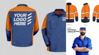 4835+ Worker Uniform Mockup Free Easy Editable