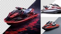 4836+ Jet Ski Mockup Premium Quality PSD Freebie