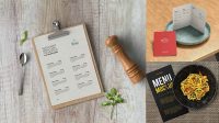 4836+ Restaurant Menu Mockup Psd Free PSD Download