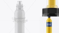 484+ Glossy PET Bottle With Sport Cap PSD Mockup Unique High-Resolution PSD