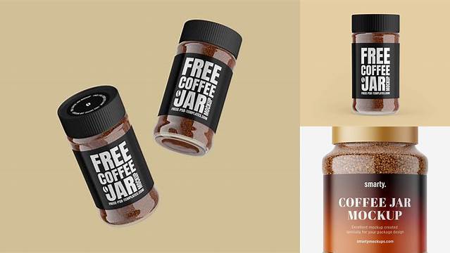 4841+ Coffee Jar Mockup High-Resolution PSD Download