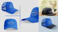 4842+ Trucker Hat Mock Up Free Graphic Mockup PSD