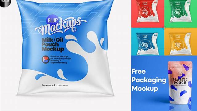 4847+ Milk Pouch Mockup Free Download Download Free