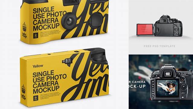 4849+ Single Use Photo Camera PSD Mockup Free Professional PSD Download