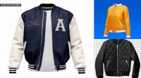 4851+ Bomber Jacket Mockup Psd Versatile PSD Mockup File