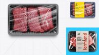 4851+ Sliced Beef Tray PSD Mockup Exclusive Free Photoshop Asset