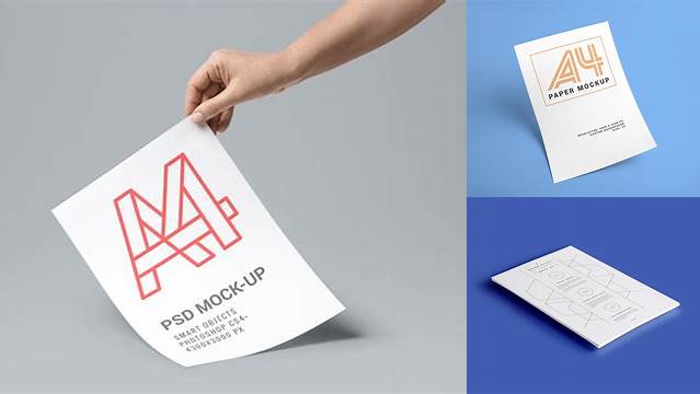 4852+ A4 Paper Sheets With Pencil PSD Mockup Free Stylish PSD for Graphic Designers