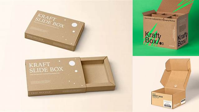 4854+ Kraft Paper Box PSD Mockup Free Digital Resource for Designers