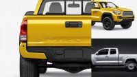 486+ Toyota Tacoma TRD Off-Road 2016 PSD Mockup Half Side View Digital Resource Free Download