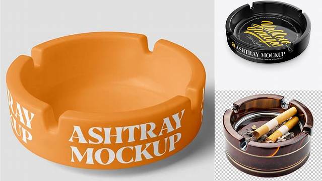 4862+ Ashtray Mockup PSD Download