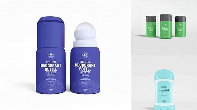 4865+ Matte Plastic Deodorant PSD Mockup Stylish PSD for Free