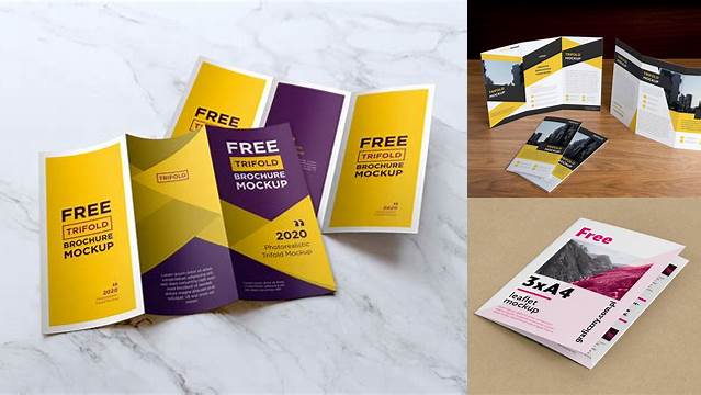 4867+ A4 Tri Fold Brochure Mockup Psd Free Download Mockup File Free Download