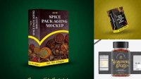 4870+ Spice Packaging Mockup Premium Design Freebie