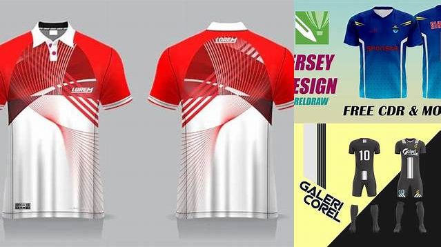 4878+ Mockup Jersey Polos Cdr Download Free