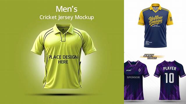 4884+ Cricket Jersey Mockup Free PSD Download