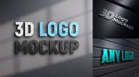 4895+ Logo 3d Mockup Download PSD Now