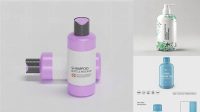 4900+ Glossy Shampoo Bottle PSD Mockup Professional PSD Mockup