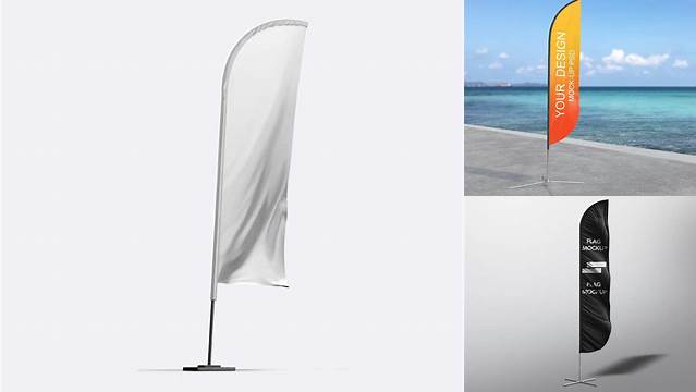 4902+ Mockup Beachflag Free PSD for Creatives