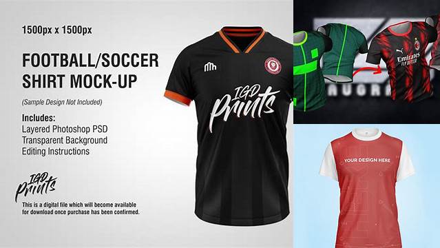 4910+ Mockup Camiseta Futbol Psd Mockup PSD