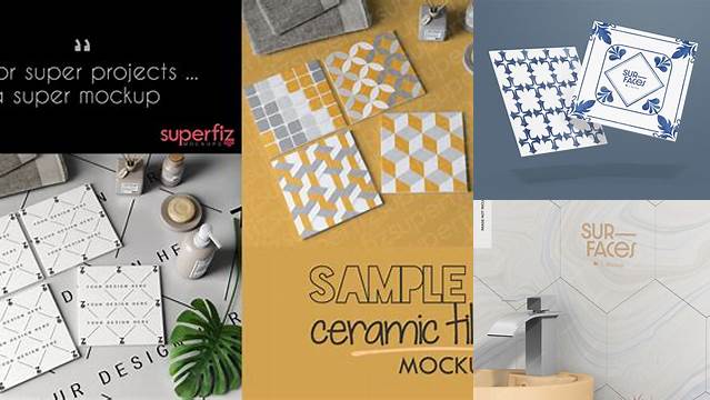 4915+ Tile Mockup Creative PSD Resources