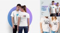 4917+ Couple T Shirt Mockup Psd Free Download Free Download Design Mockup