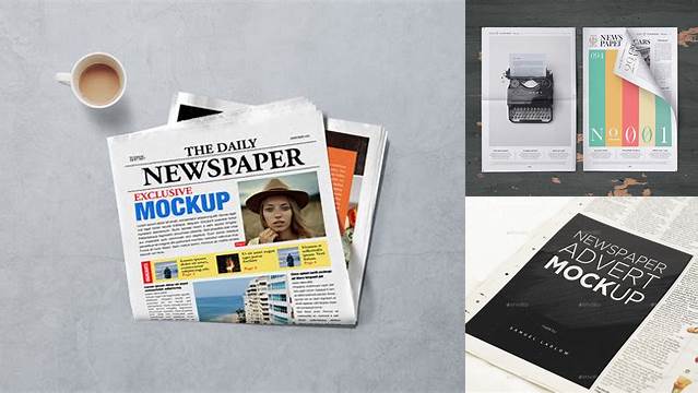 4928+ Newspaper Ad Mockup Free Editable PSD