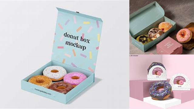 493+ Free Donut Box Mockup High-Quality Editable PSD