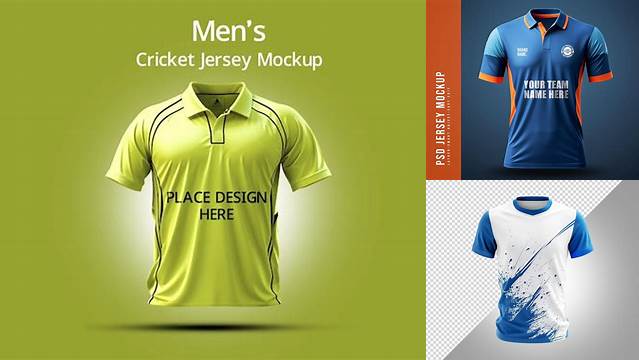 4934+ Cricket Jersey Mockup Psd Include TIFF