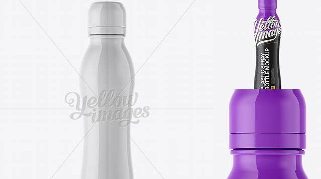 4934+ Glossy Plastic Bag-on-Valve Spray PSD Mockup Download Premium PSD Resource