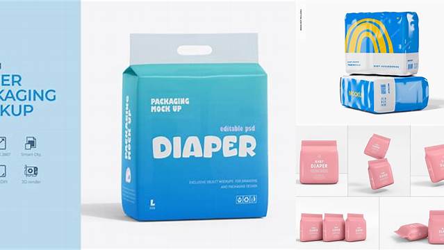 4935+ Baby Diaper Mockup Free Graphic Design Resource