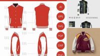 494+ Free Varsity Jacket Mockup Easy Editable