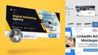 4944+ Linkedin Ad Mockup Tool PSD Download