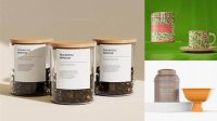 4944+ Tea Jar Mockup Digital Download