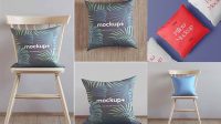 4950+ Chair With Pillow PSD Mockup Creative Free PSD Graphic Design