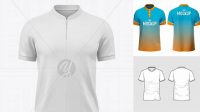 4950+ Chinese Collar T Shirt Mockup Best Free Resource