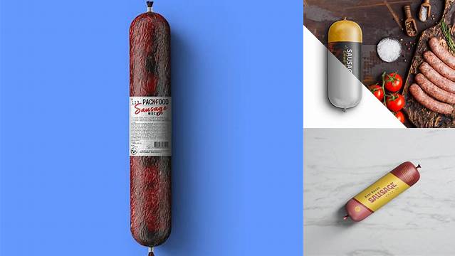 4958+ Sausage Mockup Easy Editable