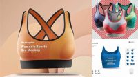 4959+ Sport Bra Mockup Include TIFF