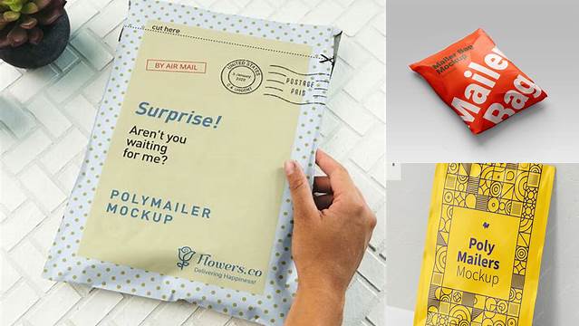 4960+ Poly Mailer Mockup Creative Digital PSD Download