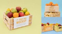 4962+ Fruit Box Mockup Include TIFF