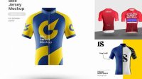 4963+ Mockup Cycling Jersey Free Custom PSD Mockup Template