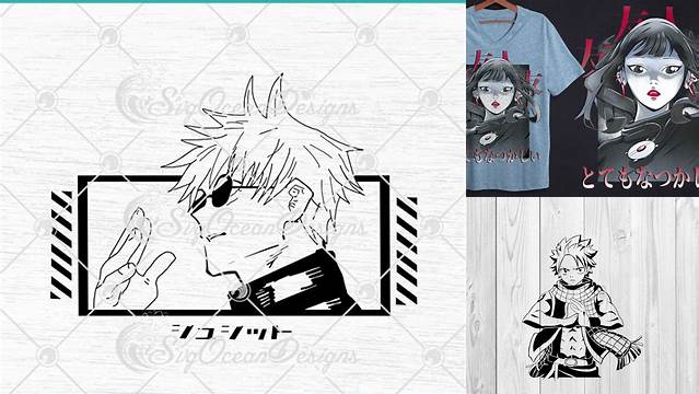 4965+ Cricut Anime Designs Editable Mockup PSD