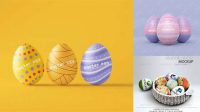 4968+ Easter Egg PSD Mockup Versatile and Elegant PSD File