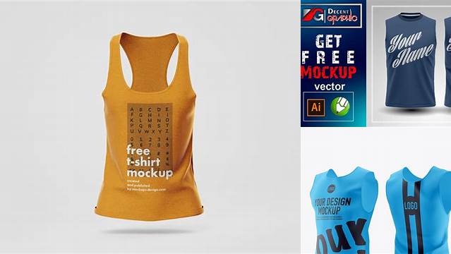 4972+ Sleeveless Mockup Free Download Free Premium Design PSD