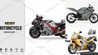 4979+ Motorcycle Mockup PSD Download