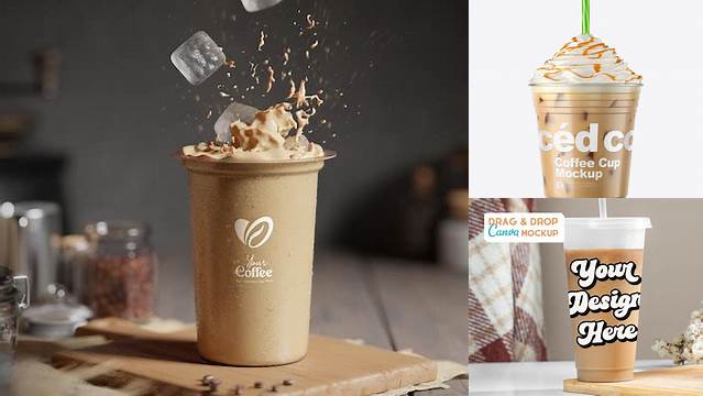 4980+ Ice Coffee Cup Mockup Digital Download