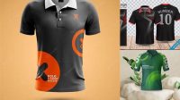 4980+ Mockup Jersey Polos Psd Editable Design File