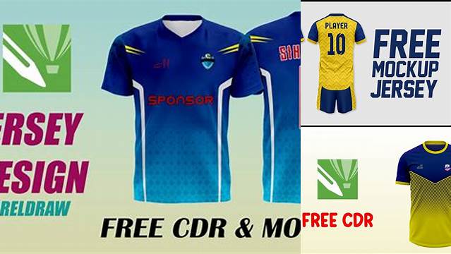 4981+ Download Mock Up Jersey Cdr Easy Editable